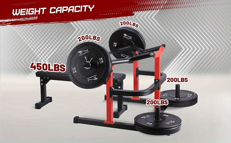 Heavy-Duty Adjustable Chest Press Machine with Bench - Home Gym Bench Press Rack w/ Independent Converging Arms, Smooth Bearing System & Flat Bench for Upper Body Strength Training (/) - Steel Weight Training Equipment Suitable for Home Gym