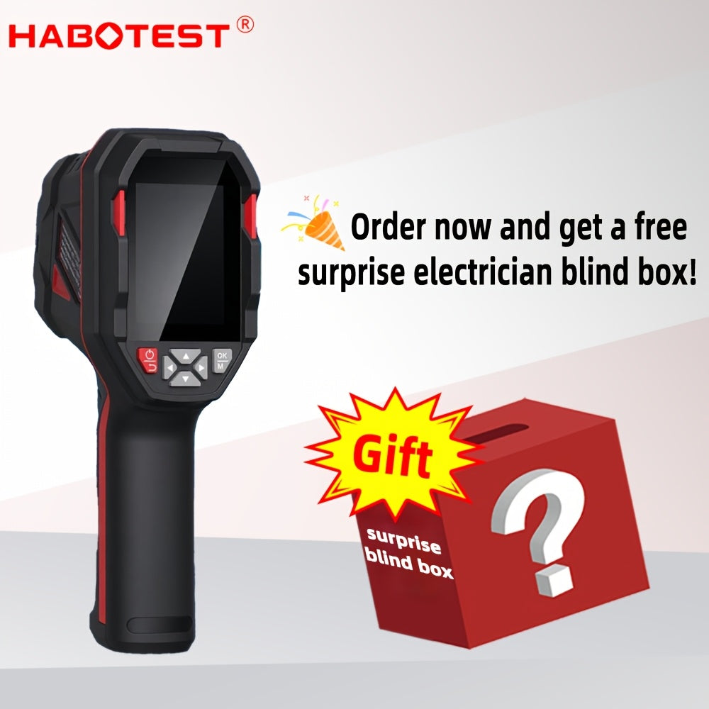 [Portable Thermal Imager] HABOTEST HT821A Portable Wide-Range Thermal Imager (-20°C to 550°C) | 320x240 Resolution | 8GB + USB | Multi-Palettes & LED Light