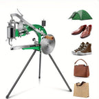 Manual Faux Leather Sewing Machine with 360° Rotating Foot - Heavy-Duty Portable Sewer Suitable for Leather, Shoe & DIY Projects, Compact Manual Operation, Easy Assembly, Durable Aluminum Alloy (for home, Clothing Factories)