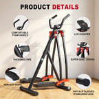 This Walking Fitness Machine Is A Home Aerobic Cross-training Glider That Exercises Your Legs, Waist, Abdomen, And Back. Get Rid Of Large Treadmills! This Foldable Elliptical Trainer Is Suitable for Small Spaces And Has A Load Capacity Of 350 Pounds.