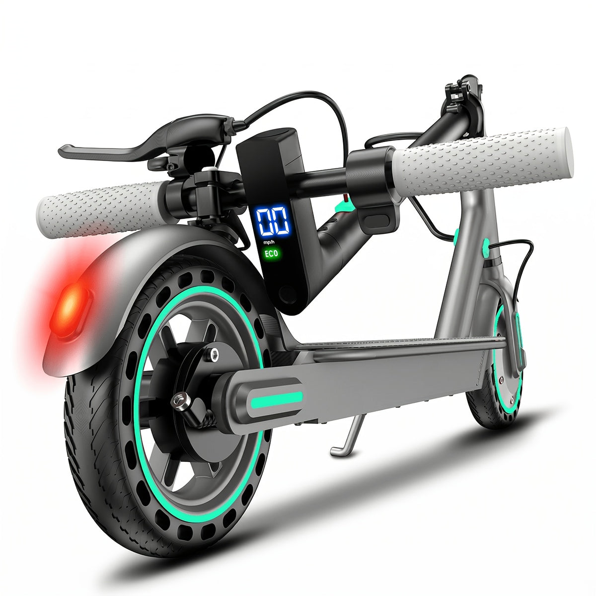 [Foldable Electric Scooter] Adults' 8.5'' Foldable Electric Scooter with App, 350W Motor & 26KM Range - Display, 3-Speed Modes, Dual Brake & Large Battery - Portable - Escooter Commuting for Adults
