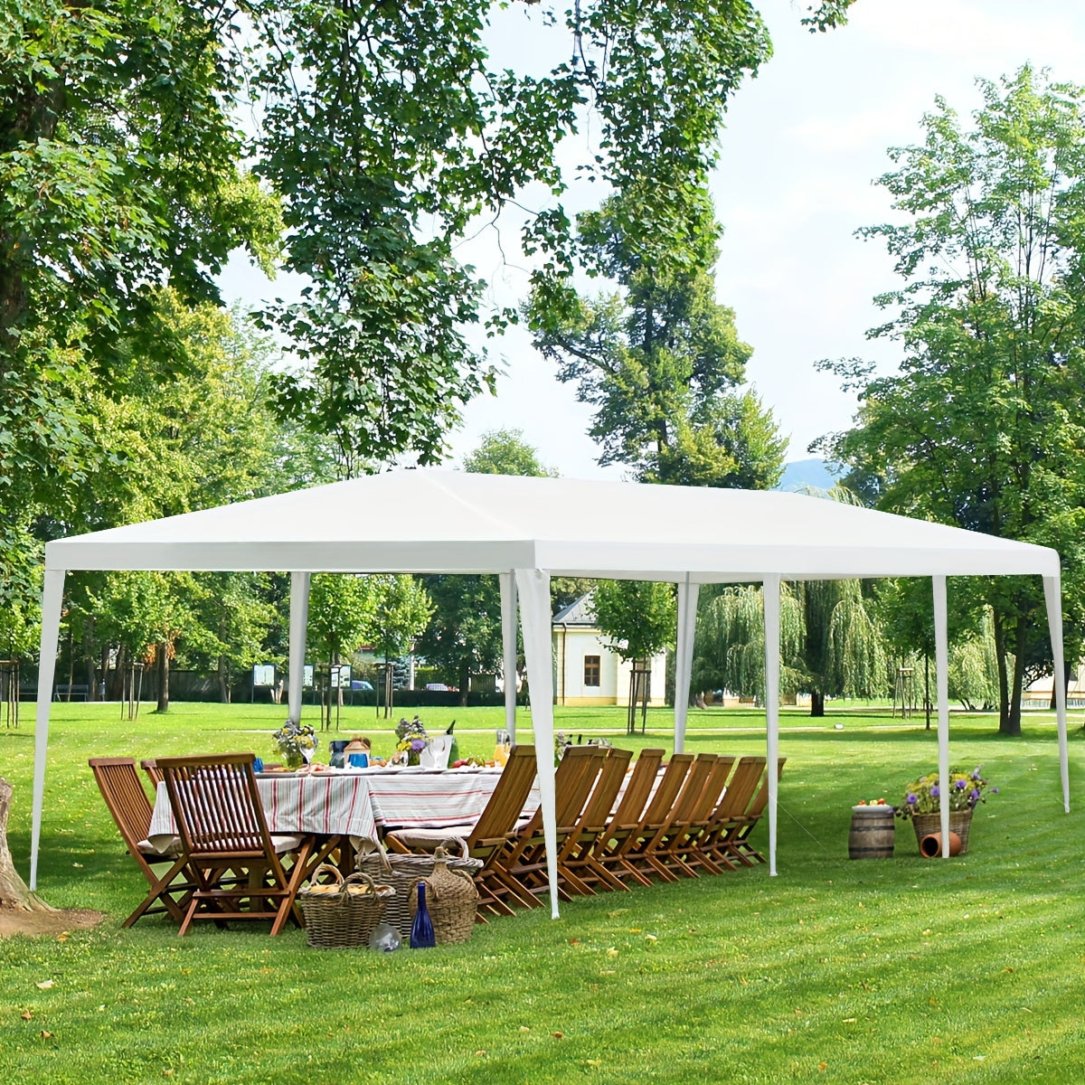 10' X 30' Outdoor Wedding Party Event Tent Gazebo Canopy Heavy Duty Protection