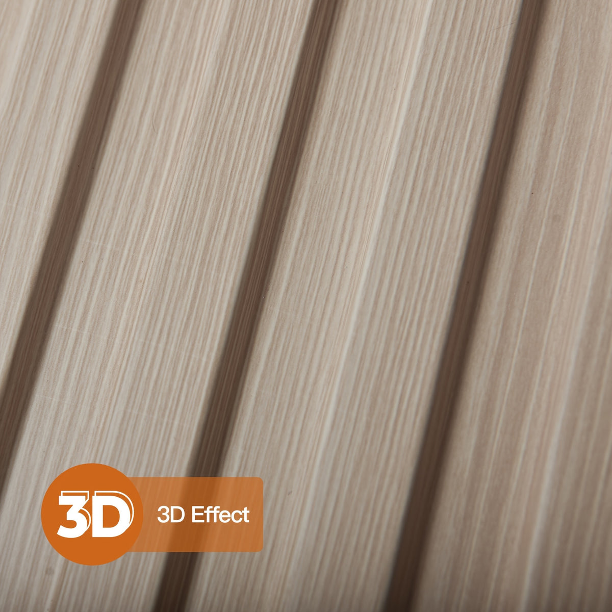 [Art3d 3D Slat Wall Panels] 12-Pack Art3d 2x4 ft 3D Slat Wall Panels - Oak Decorative Drop Ceiling Tiles - 96 Sq.ft/Case
