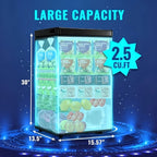 [Small Deep Freezer] WANAI Small Deep Freezer, 2.5/3.5/5.0 Cubic Feet Chest Freezer with Adjustable Temperature, Top Open Door, Removable Storage Basket for Home, Kitchen, Office, for Home And Apartment, Black