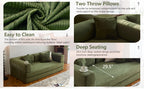 Boneless Sofa Bed, Modern Cloud Couch Folding Sofa Bed, Modular Sofa In A Box Compressed Memory Foam Sofa with Washable Sofa Cover for Living Room, Bedroom, Apartment
