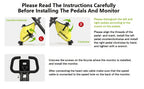 HASIMAN Foldable Indoor Exercise Bike for Home Gym Workout with Twister Disk And Arm Resistance Bands, Adjustable Resistance Fullybody Fitness Exercise Cycling