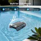 Robotic Pool Skimmer AIPER Surfer S2 for Continuous Surface Cleaning with Solar and USB Charging