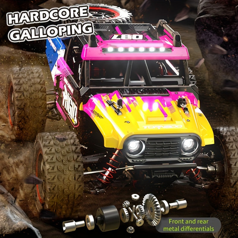 75KM/H Remote Control Racing Car, 4WD Remote Control Car Professional Racing Brushless Electric High Speed Off-Road Drift Remote Control Toy