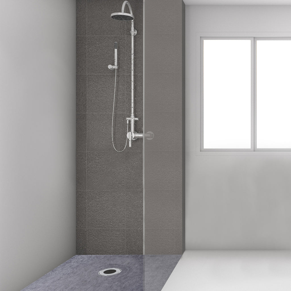 VEVOR Shower Curb Kit with 38 x 60-Inch Sloped Tray for Bathroom Floor and Wall Installation