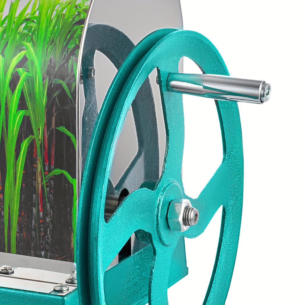 Manual Sugarcane Juice Machine, Stainless Steel Sugar Cane Juicer, Commercial Sugar Cane Press Extractor with Handwheel Efficient Juicing 110 Lbs Output Per Hour; Fruit & Vegetable Tools, Kitchen Utensils & Gadgets, Manual Juicers, Reamers