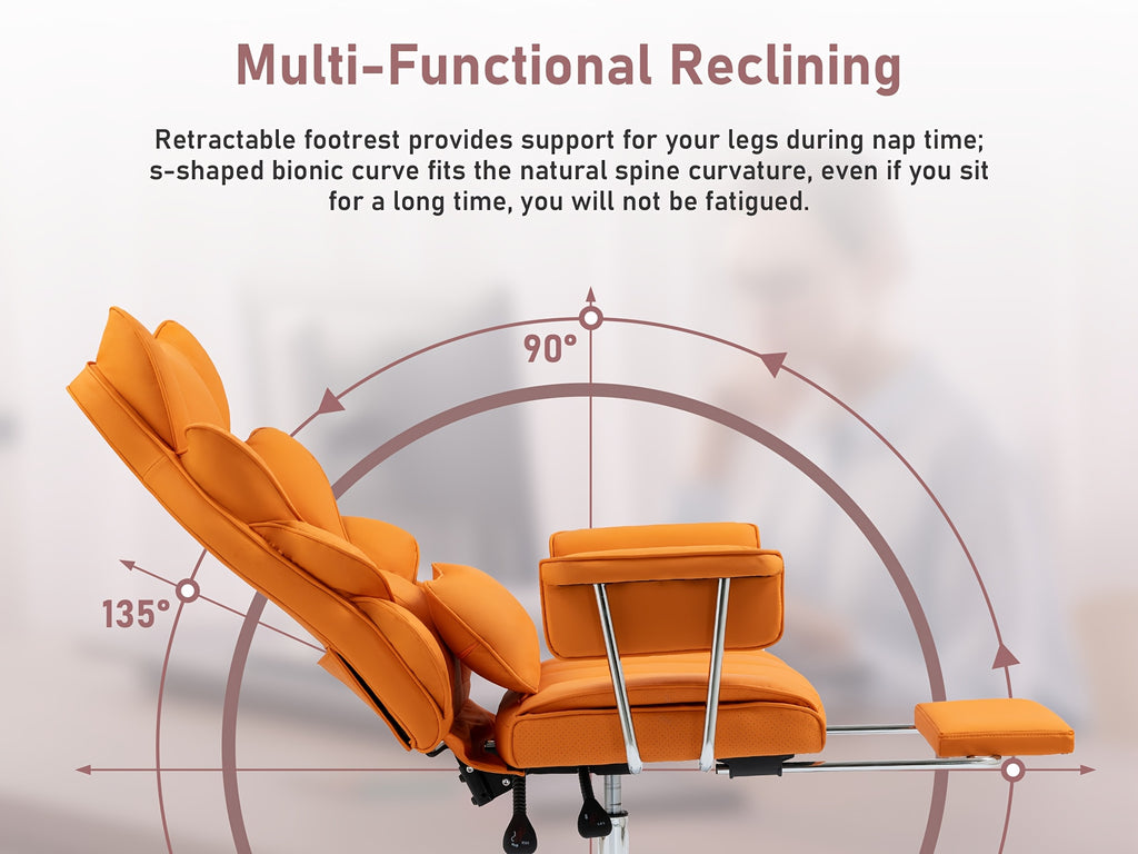 Heavy-Duty Office Chair Designed for Individuals Up to 500 Pounds, Featuring a High Back, Gaming Style with a Footrest, Ergonomic Design, And Adjustable Height with Fixed Soft Armrests