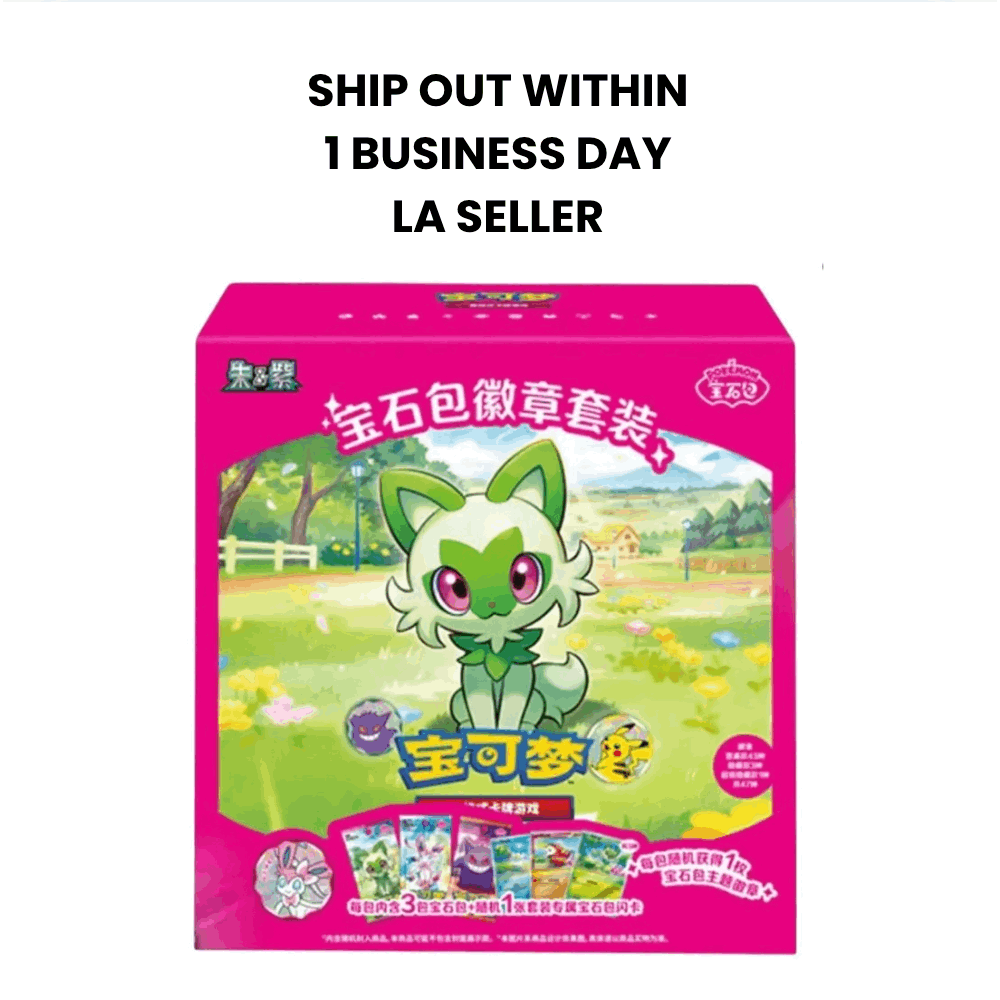 Pokémon TCG Gem Pack Badge Set Box (Chinese)