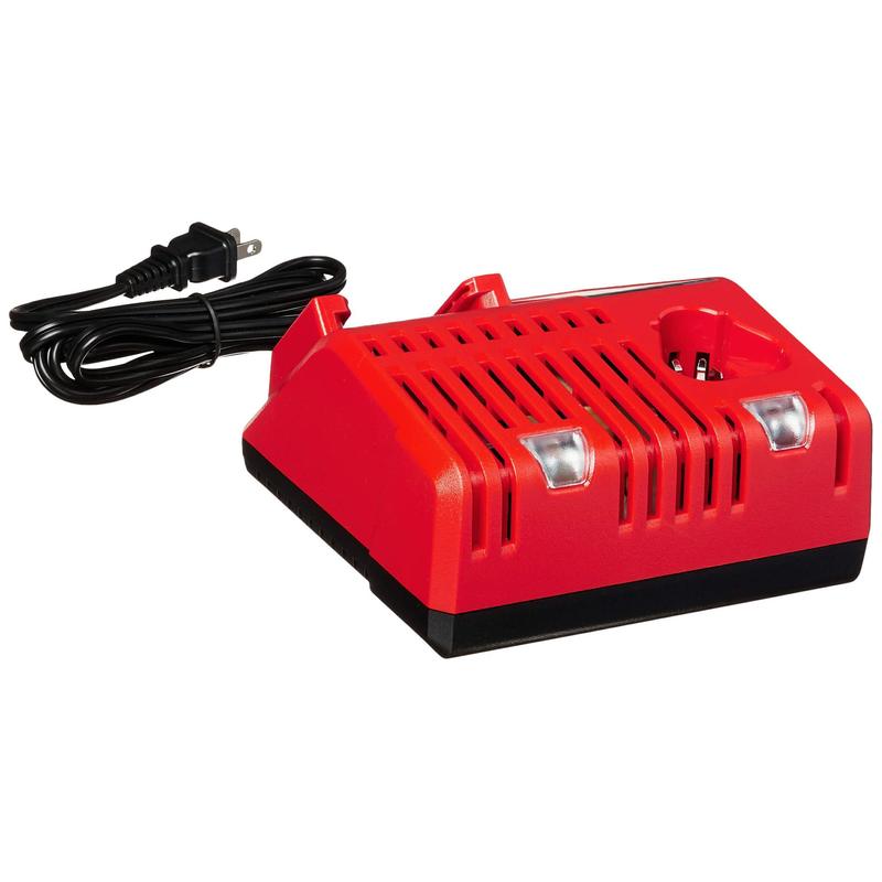 Milwaukee 48-59-1850 M18 RED LITHIUM XC 5.0 Ah Batteries (2) + 48-59-1812 M12 and M18 Multi Voltage Charger kit