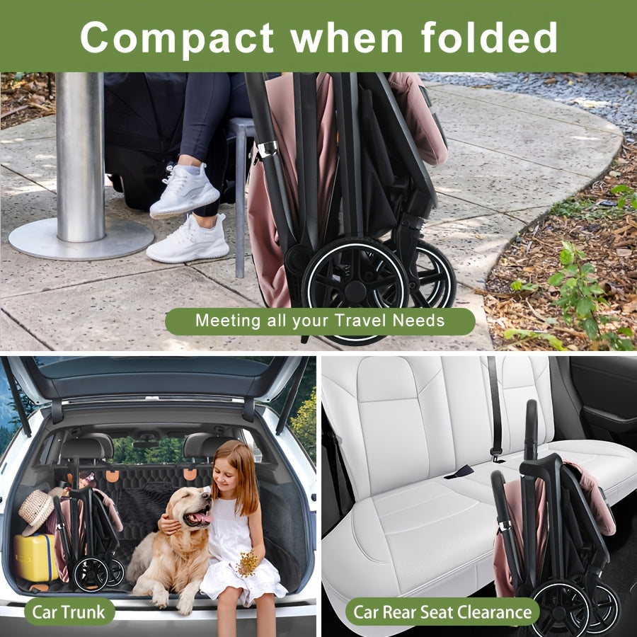Baby Stroller, Lightweight And Foldable, Can Sit Or Lie Down, Available in All Seasons, a Must-Have for Spring Trips