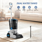Carpet Cleaner Machine Deep Cleaner, Professional Grade Portable Pet Carpet Cleaner Machine, 18kPa, Lightweight Handheld With Dual Powered Brush Rolls & Easy-Remove Cover, 108.2oz Clean/ 47.34oz Dirty Tanks, 25ft Power Cord For Rug & Upholstery