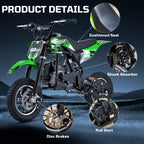 40cc Gas Powered Minibike, 4-Stroke, 20 Mph, 160 lbs Maximum Load, Ideal for Off-Road and Trail Riding, DB001 sports & outdoor play motorcycle