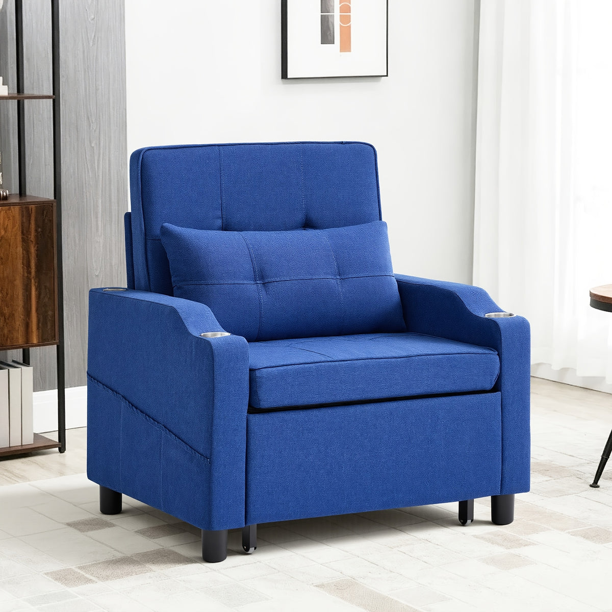 3-in-1 Folding Sofa Bed - Convertible Sleeper Chair to Bed, Space-Saving Modern Furniture for Small Apartments, Dorms, Offices