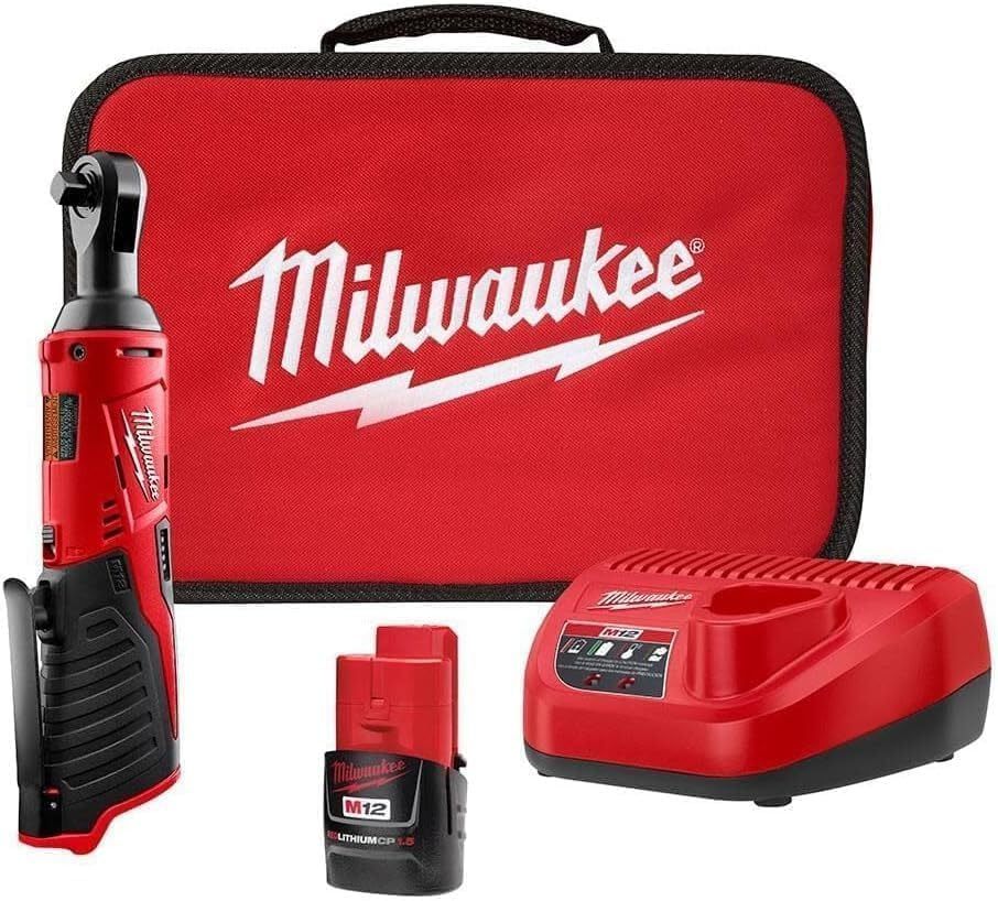 Milwaukee 2457-21 M12 Cordless 3/8" Lithium-ion Ratchet Kit