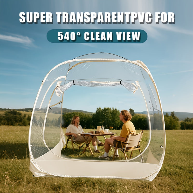 Transparent Party Tent with Frame - Large Clear Bubble Dome for Patio Sunroom