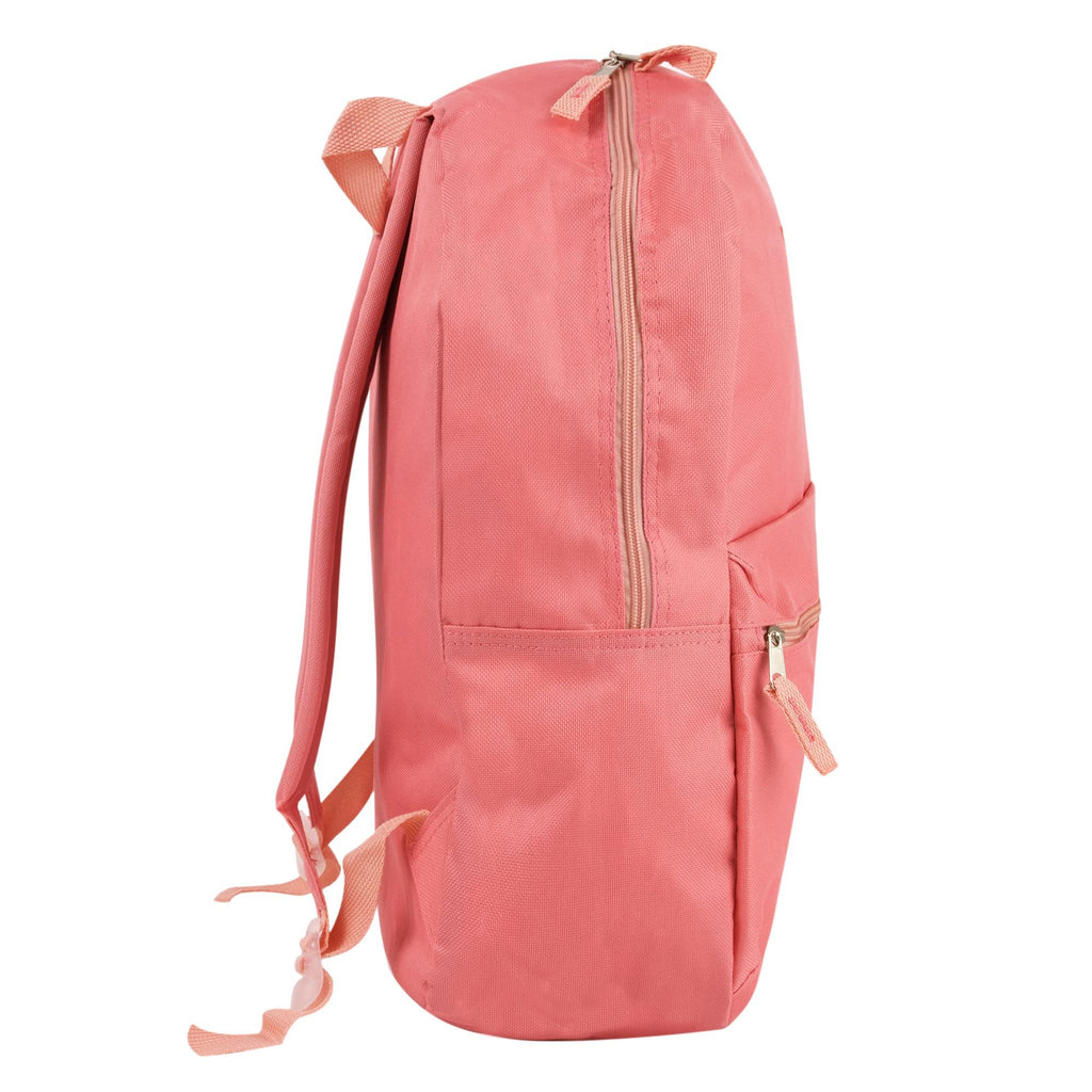 24 Pack of 17”L Classic Traditional Color Backpacks with 20 Piece Stationary Kits Containing 1 Notebook, 1 Folder, 3 Pencils, 3 Pens, 1 Pencil Sharpener, 2 Erasers & More!