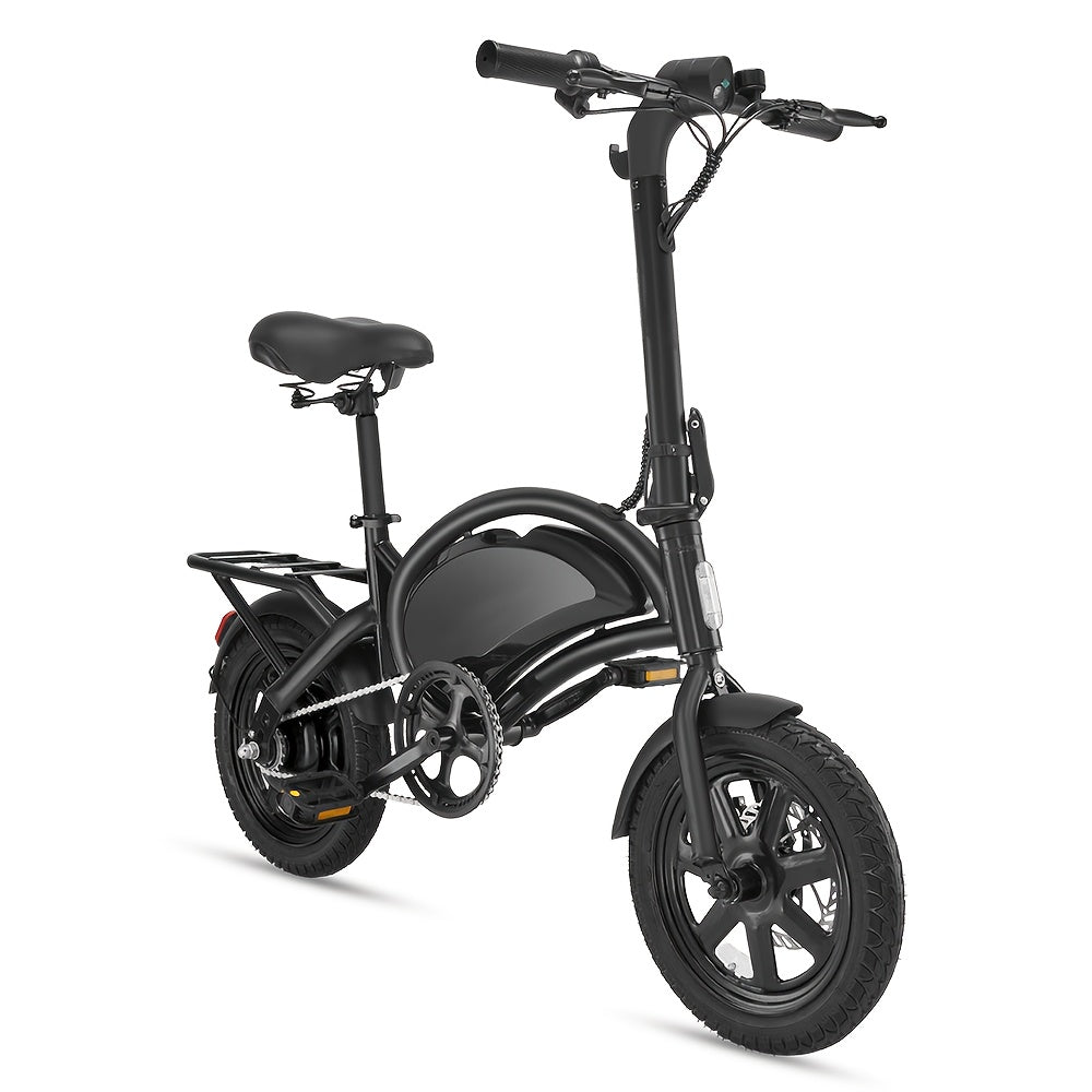 Ebikes for Adults, 500W Lightweight Folding Electric Bike for Adults, 19.9MPH 25Mile Long Range Commuter Electric Bicycle, 36V 7.8AH Removable Battery E Bike, Multi-Shock, Longdistance Riding, Durable Frame, Powerful Ebike, Daily Commuter Bike