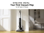 Refurbished DREAME H12 PRO Wet Dry Vacuum Cleaner, Cordless Vacuum Mop All In One, Smart Floor Cleaner for Hard Floor, One-Step Edge to Edge Cleaning with Hot Air Drying