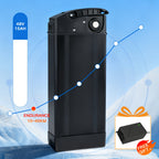 Electric Bicycle Battery, 48V 15Ah, Range Of 40km, Fully Charges In 3-6 Hours, Compatible with Various Models Such As GS5/GS5/GE5, Uses High-capacity Cells, Safe And Reliable, Charger Included.