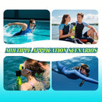HOUVAN 16.91 oz Mini Diving Tanks Aluminum Alloy Diving Oxygen Cylinder Suitable For Underwater Photography, Underwater Recreation, Snorkeling Practice, Perfect | Portable Shallow Diving Cylinder | Boat Backup Air Source | Snorkeling Diving Tank