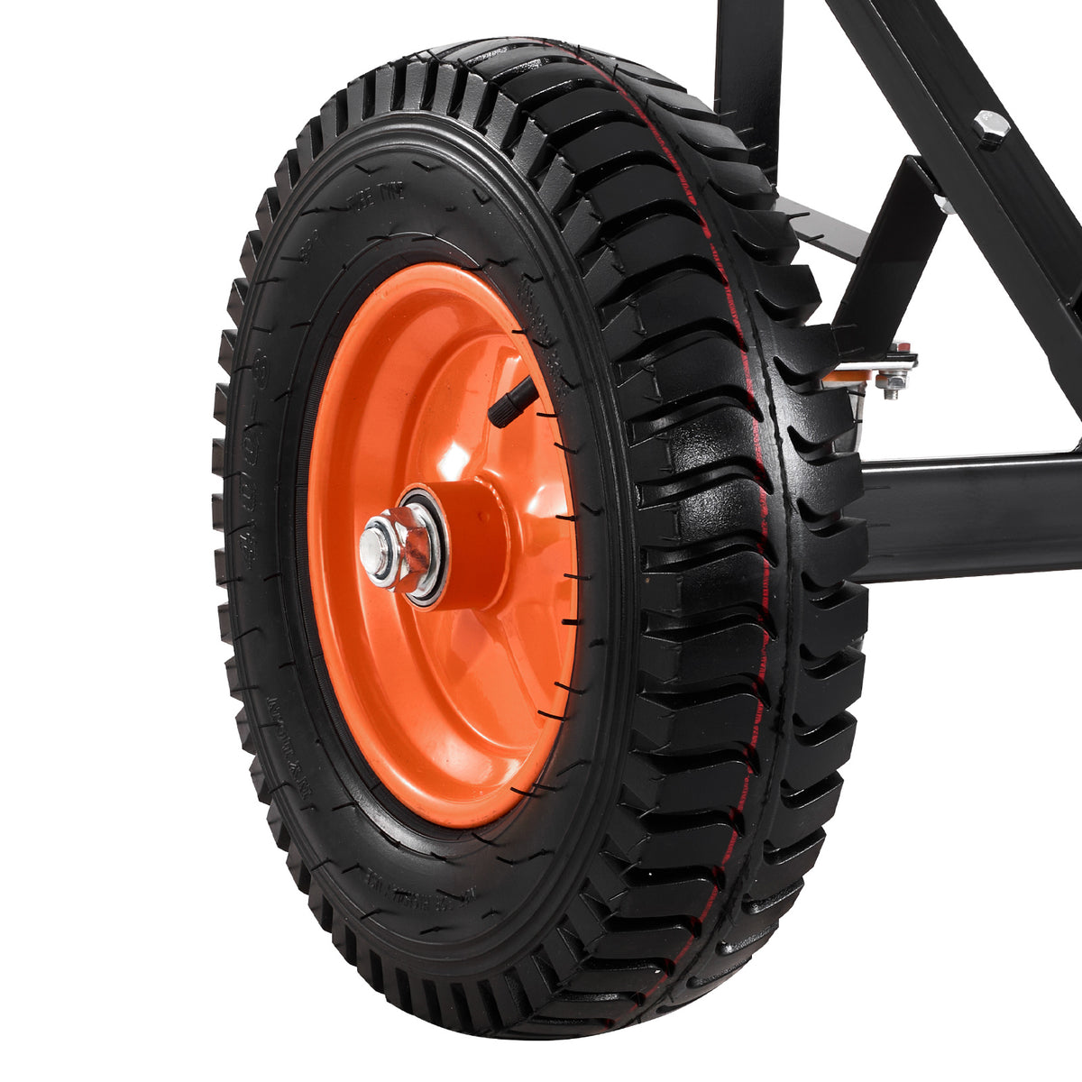 VEVOR 1200lbs Trailer Dolly 18 and 22 in Adjustable Height 2 in Ball 15.2 in Tires