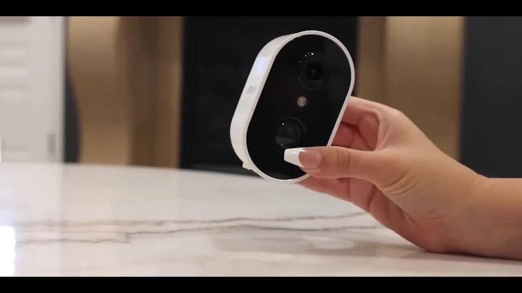 4MP Outdoor Camera with Battery Backup, Wireless Surveillance System Suitable for /Business, PIR Motion Detection, Color Night Vision, Alexa Compatible, SD/Cloud Storage, 2-Way Audio, Mobile App