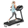 Treadmills for Home Use, Walking Pad Treadmill with Incline, Auto Foldable Treadmill for Home, 8.0 MPH Running Treadmill with Phone Enabled, 300 Lbs User Capacity