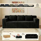 71 Inch Modern Modular Sofa, No Wooden Frame, Living Room Sofa, No Assembly Required, Comfortable Soft Cushion, Suitable For Living Room, Bedroom, Apartment