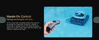 Dreame NEW Z1 Pro Cordless Robotic Pool Cleaner, LiFi Remote Control, 8000 GPH Suction, Waterline Horizontal Cleaning, Auto-Retrieval, Automatic Pool Vacuum for Above & In-Ground Pools, Upgraded Version