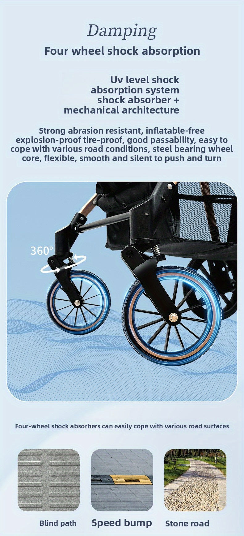 Lightweight Travel Baby Stroller - Quick Folding Design, Adjustable Backrest, Durable Fabric, Compact And Easy to Transport.
