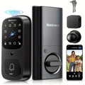 Blackview Smart Lock SE80, 3-In-1 3.5K Door Camera And Doorbell And Fingerprint Keyless Entry Door Lock, Smart Wi-Fi Deadbolt for Front Door, App Remote Control, No Monthly Fee, 32GB Local Storage