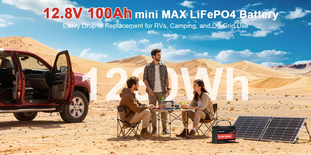 [Halloween] Halloween Special! 12V 100Ah Mini Lithium Iron Phosphate Battery With Built-In 100A BMS, 1280W Power Output, Up To 6000 Cycles, Power Bank, Ideal For RVs, Marine Use, Traction Motors, And Solar Off-Grid Systems