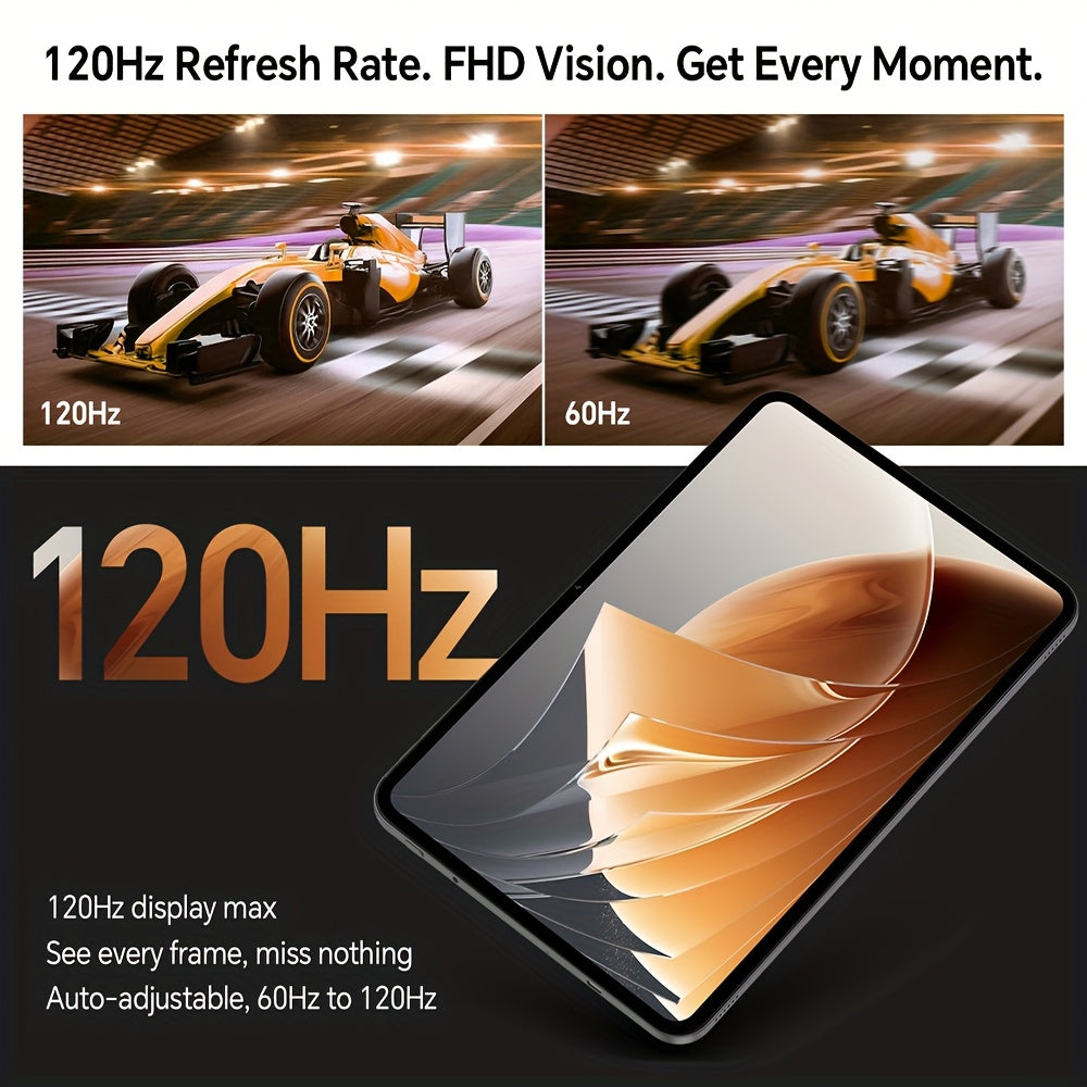 TECLAST T65 2026 Tablet, Android 16, with 20GB (6+14) RAM and 128GB ROM (expandable up to 4TB Via TF Card), 13.4" TDDI FHD 120Hz Gaming Display (1920×1200), Unisoc T7280 Octa-Core 2.2GHz, Dual SIM 5G WiFi + 4G LTE, 8000mAh Battery, Type-C