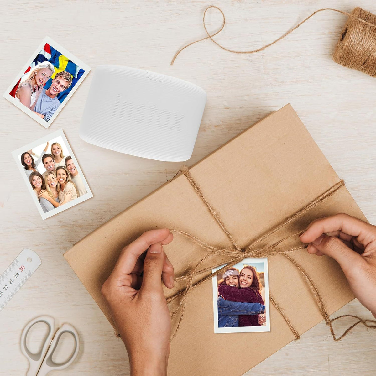 FUJIFILM Instax Mini Link 3 Smartphone Printer with, 20 Fujifilm Mini Films, Printer Case, Decorative Stickers and a Quality Photo Micro Cloth
