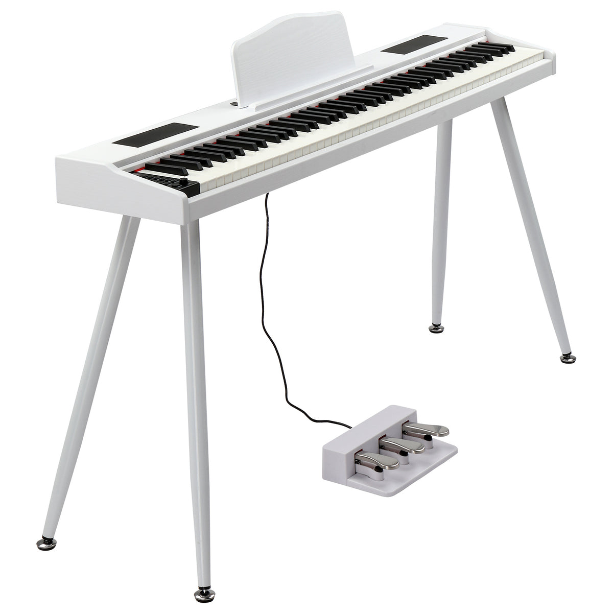 Glarry 88-Key Semi-Weighted Electric Piano, with Pedal, Electric Piano Kit for Beginner, All Experience Level, Birthday/Festival Gift for Music Lover, with Sticker, Cover Cloth