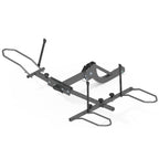 Heavy-Duty Foldable Bike Carrier for 3-Wheel Bicycles, Rear Platform Rack for Adult Tricycle, Fat Tire Trike Carrier Rack for SUV Truck RV, Fits 5" Wide Tires, Heavy Duty