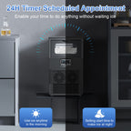 Large Ice Maker, 66Lbs/ 80Lbs/ 100Lbs Commercial Ice Maker, 24 Hour Timer, Self Cleaning Under Ice Machine, Automatic Full Ice Stop, Adjustable Ice Thickness And Ice Making Time, Suitable for Restaurants, Hospitals, Bars, Cafes, Laboratories