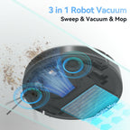 2026 Robot Vacuum Cleaner with 7000Pa Powerful Suction, Tangle-free Pet Hair Extraction, And A Detachable Mop, It Sweeps, Vacuums, And Mops Hard Floors And Carpets Effortlessly.