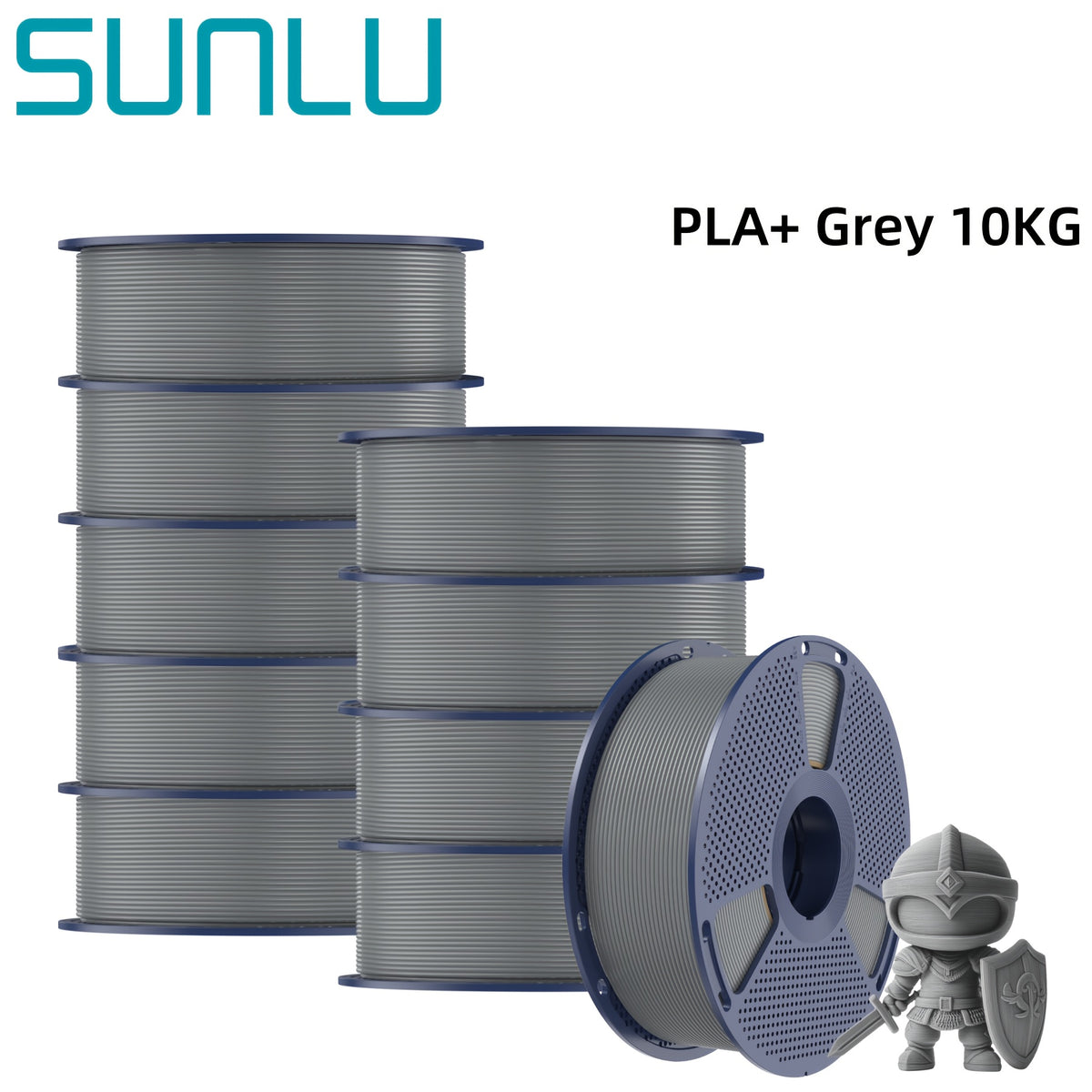 22.05LB SUNLU 3D Printer Filament PLA Plus 1.75mm, SUNLU Neatly Wound 1.75mm PRO, PLA+ Filament For Most FDM 3D Printer, Dimensional Accuracy +/- 0.02 Mm