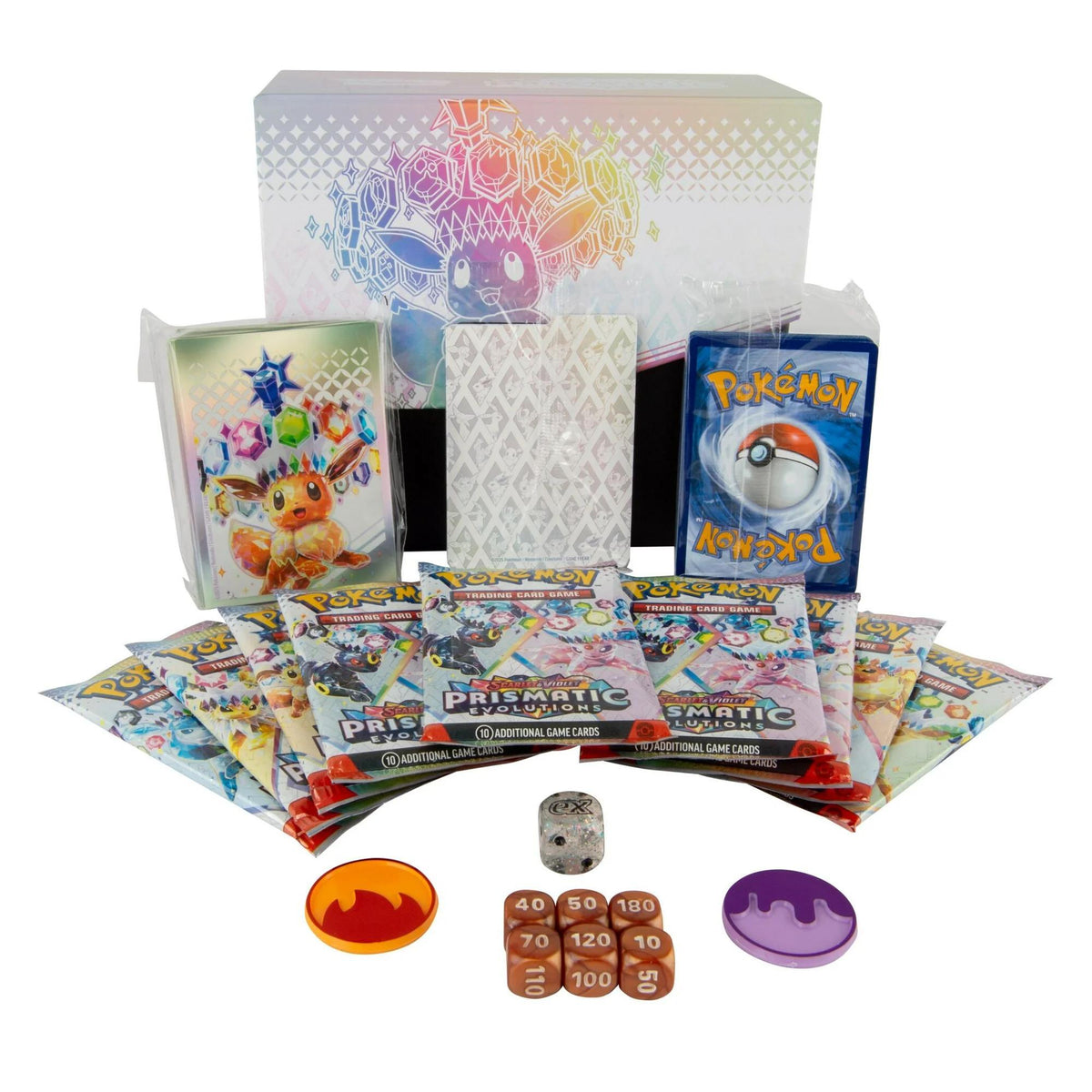 Pokemon TCG: Scarlet & Violet Prismatic Evolutions Elite Trainer Box - 9 Booster Packs