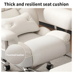 Executive Office Chair with Footrest — Oversized High-Back Recliner Rated to 500 lb for Home Desk Seating