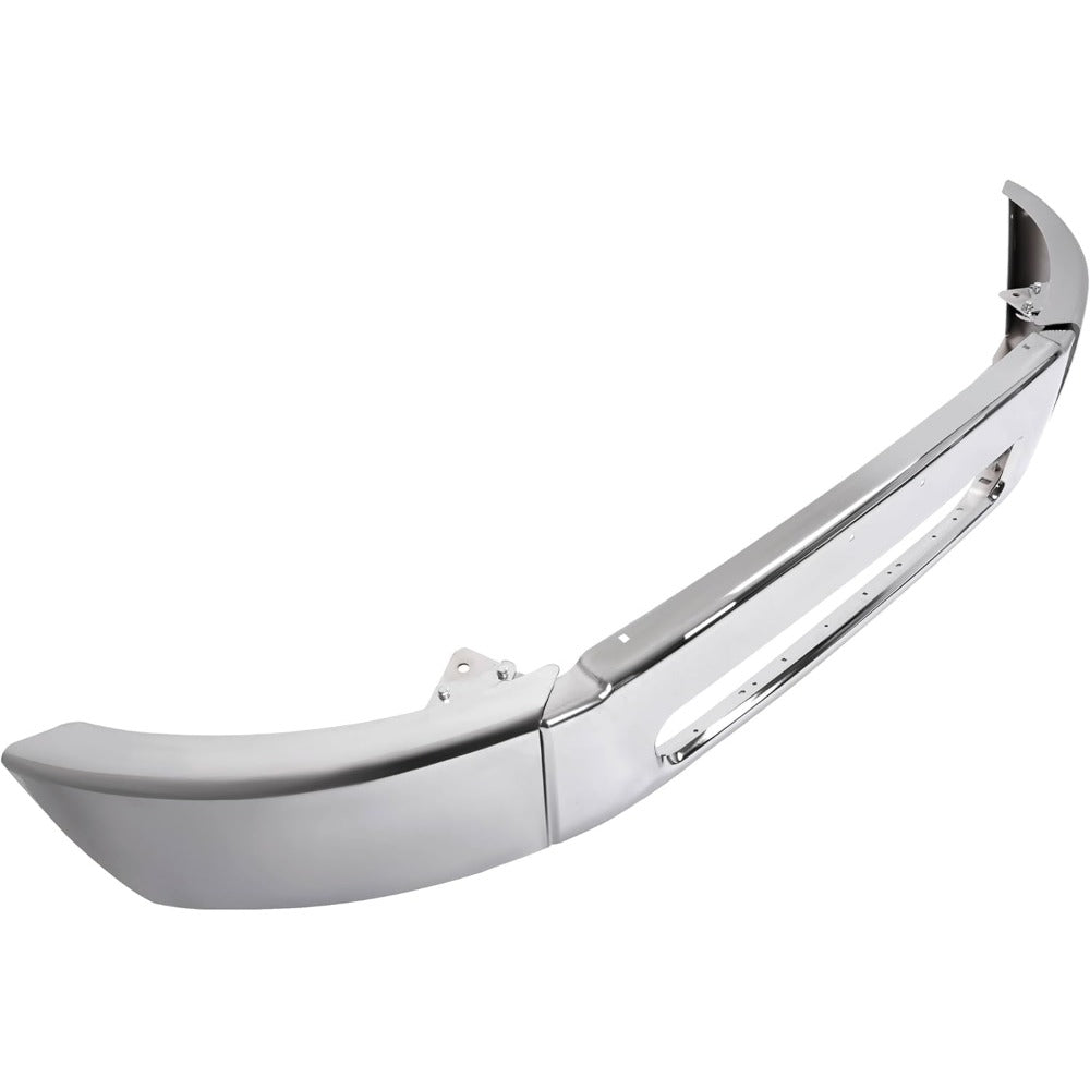 Front Bumper Assembly Compatible with 2003-2021 Freightliner M2 106 112 Business Class A21-26683-005 A21-27811-016 A21-27811-017 Models Steel Bumper Chrome 3PCs