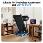 Treadmills for Home Use, Walking Pad Treadmill with Incline, Auto Foldable Treadmill for Home, 8.0 MPH Running Treadmill with Phone Enabled, 300 Lbs User Capacity