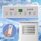 Portable Air Conditioner 8000 BTU(4400 BTU SACC), AC Unit with Dehumidifier Fan 3-in-1. Ft. Portable AC with Remote Control, 24H Timer, Digital Display,40dB Low Noise for Bedroom, Living Room, Dorms, Office