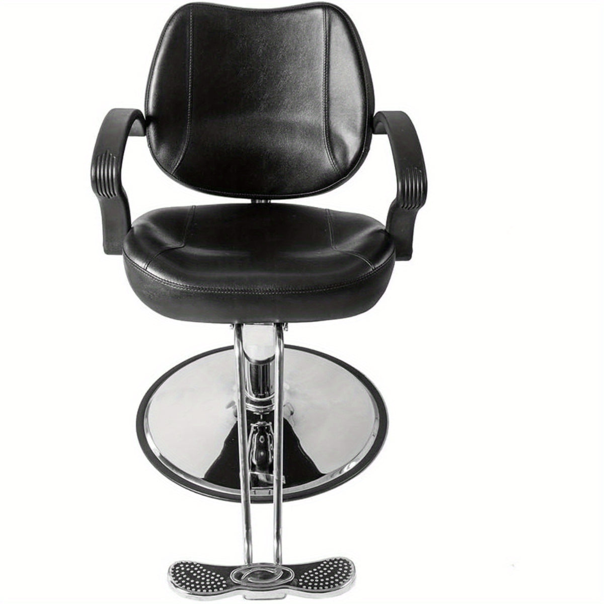 High-Quality Hydraulic Barber Chair with a 6-Inch Adjustable Seat Height, 360-Degree Rotating Salon Chair, Capable of Supporting Up to 330 Pounds, Suitable for Male And Female Hairstylists, Heavy-Duty Hydraulic Salon Chair in Black