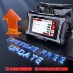 ANCEL DS100+Gift: BM410 (BM410 Without Wireless Functionality) OBD2 Scanner ABS SRS Transmission Check Engine Code Reader With 7 Resets, Includes Large Protective Case For Diagnostic Tools, Without Battery